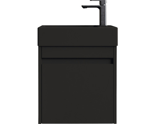 Badrumsmöbelset BASANO Avellino svart matt 45x54x28 cm Badrumsmöbelset BASANO Avellino svart matt 45x54x28 cm