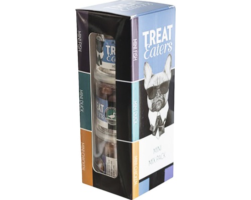 Treat Eaters Mini Mix Pack hundgodis i förpackning