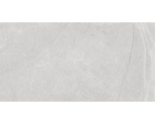 Klinker Lavik Pearl grå vit matt 32x62,5 cm Ljust, matt golvplatta med en lätt struktur