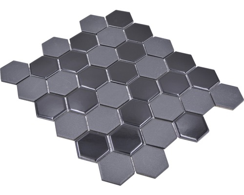 Mosaikplattor i hexagonal form för vägg- och golvdesign