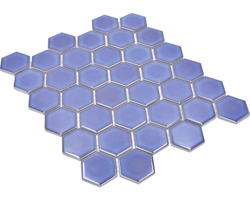 Sexkantiga mosaikplattor