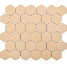Mosaikplatta med sexkantig form