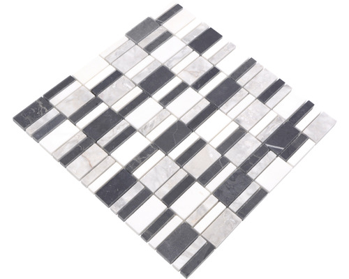 Mosaikmatta av natursten för vägg- och golvbeläggning