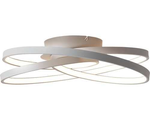 Modern taklampa med böjda LED-ringar för inomhusbruk