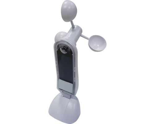 Väderstation med vindmätare för mätning av vindhastighet