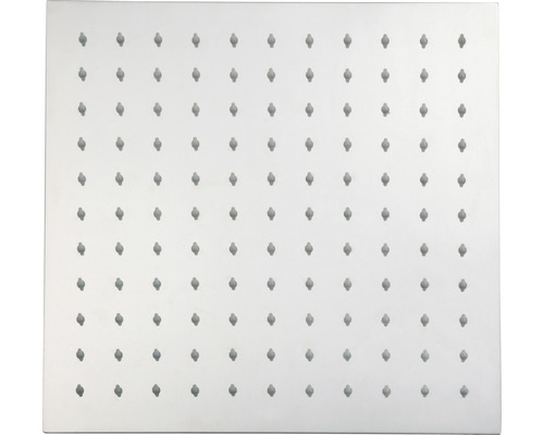 Fyrkantigt duschhuvud med många munstycken