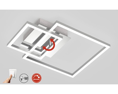 Taklampa med roterande element och dimmerfunktion