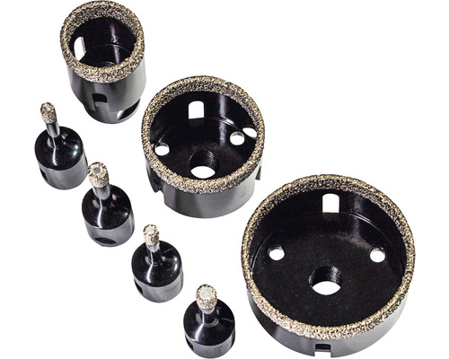 Diamant hålborrset M14 7-delad för vinkelslip Diamant hålborrset M14 7-delad för vinkelslip