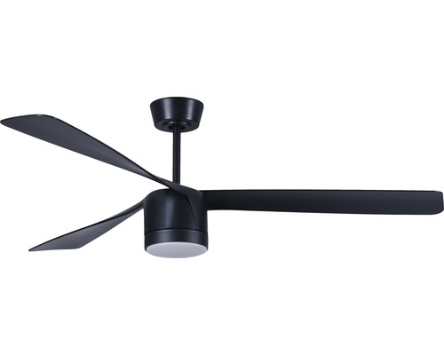 Svart takfläkt med tre blad