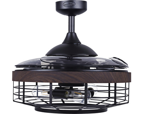 Takfläkt med lampor och burdesign