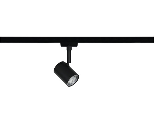 Svart spotlight på strömskena