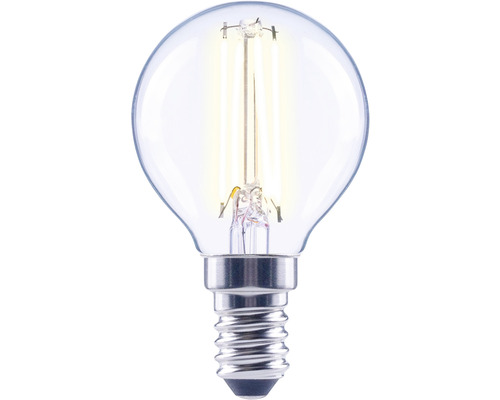 LED-lampa i klotform med E14-sockel