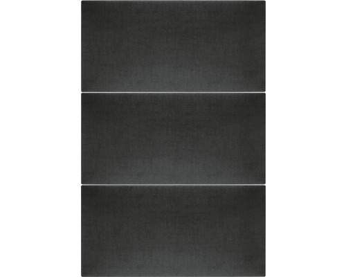 Tre rektangulära väggpaneler