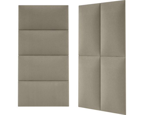 Två ljudisolerande paneler för väggdekoration