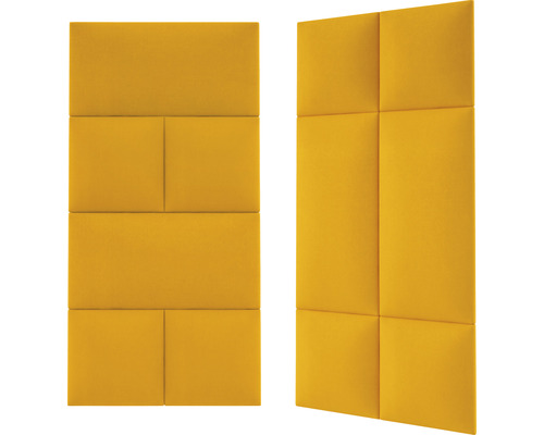 Två ljudabsorbenter för väggmontering