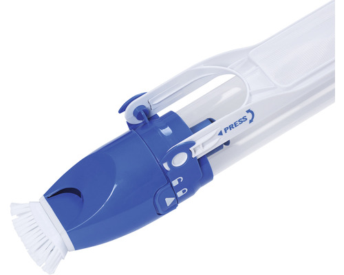 Poolrengörare med borste för poolrengöring