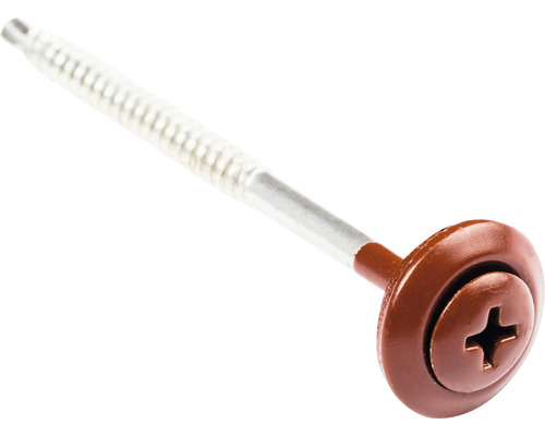 Fästspik för korrugerat tak med stort huvud