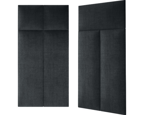 Två akustikpaneler i tyg