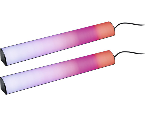 Två LED-ljuslister med strömkabel