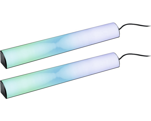 Två LED-ljusramper med kabel