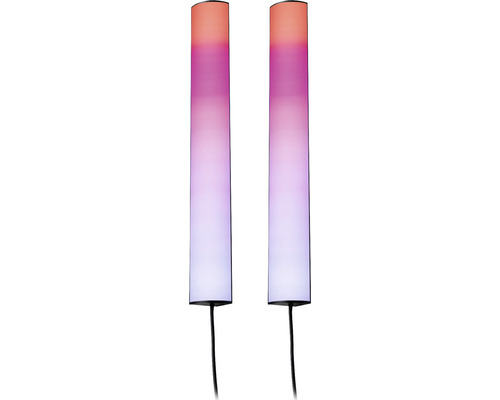 Två LED-dekorationslampor med färggradient