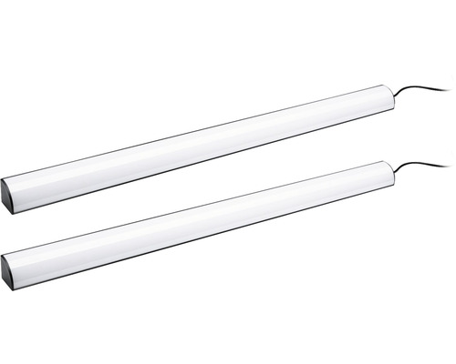 Två LED-bänkbelysningar med strömkabel