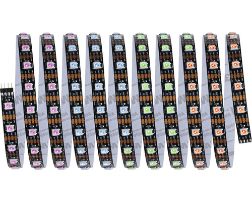 Flera LED-strips på en rulle