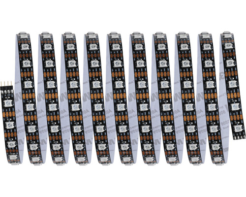 Flera LED-strips med självhäftande baksida