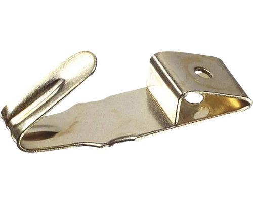 Tavelkrok x-krok storlek 2 förmässingat järn 12-pack Metallkrok för tavelramar