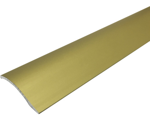 Nivålist självhäftande guldeloxerad 0-18mm 1m Golvprofil av aluminium