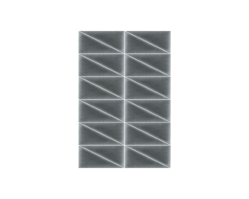 Väggpaneler med triangelmönster