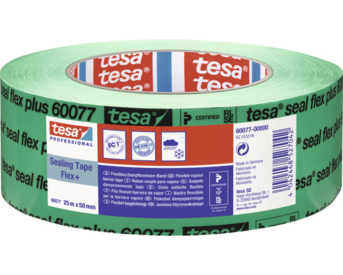 Tesa Seal Flex Plus tätningsbandrulle, 25 meter gånger 50 millimeter