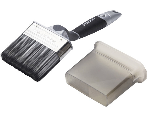 Anza lackpensel med transparent penselskydd, 100 mm bred