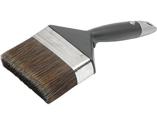 Pensel med plasthandtag och rostfritt stålram, 120 millimeter