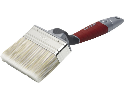 Platt pensel med plasthandtag