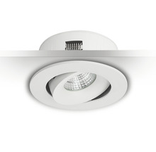 Infälld takspotlight med roterande ring