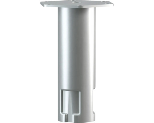 Silvrigt bordsben i metall