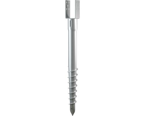 Markskruv STAVREX fast med 3" balksko 750mm Ø65mm Jordankare med fästöglor