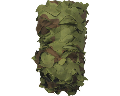 Rullad kamouflagenätduk med kamouflagemönster