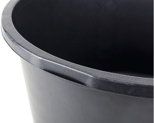 Närbild av en murbruksbalja