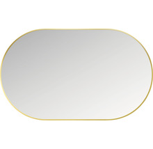Oval spegel med ram