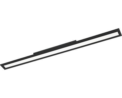 Svart LED-skensarmatur