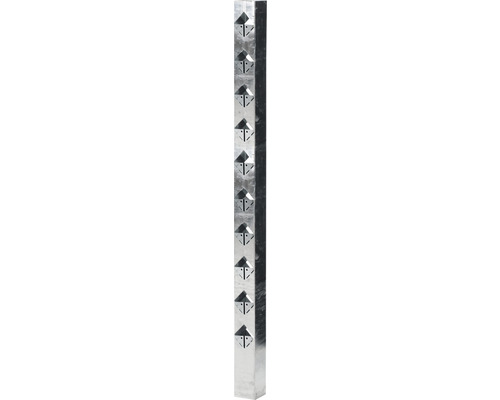Staketstolpe JABO Öckerö 1100mm varmgalvaniserat stål 70x70mm mellan