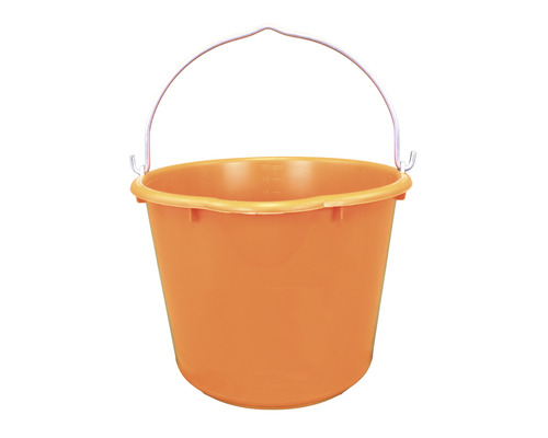 Murarhink GRIPLINE proffs m. handtag f. kranlyft orange 20L TÜV/GS-certifierad Plastisk hink med metallhandtag