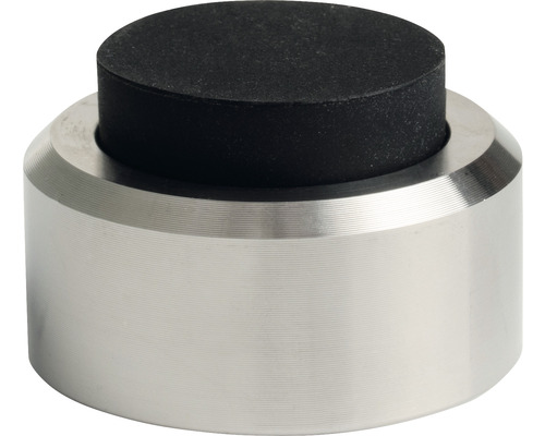 Dörrstopp i metall med gummidämpare