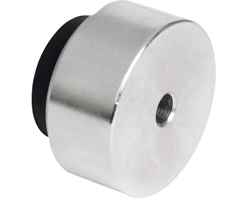 Dörrstopp i metall med gummibuffert