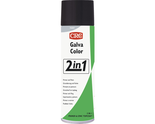 Sprayfärg CRC Galvacolor aerosol svart 500ml