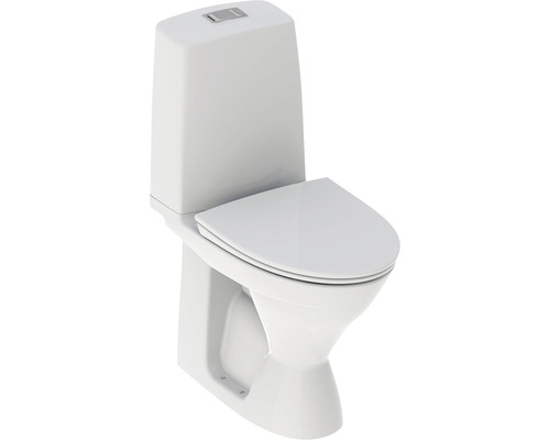 Toalettstol IFÖ Vinta rimfree® hög modell hårdsits dolt S-lås 4/2L 7805899