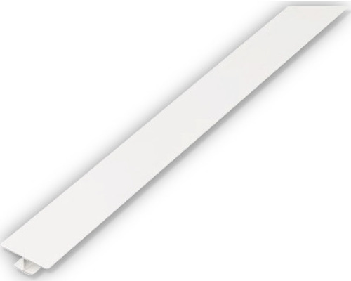 H-profil KAISERTHAL PVC vit 25x4x12 mm 1 m-0