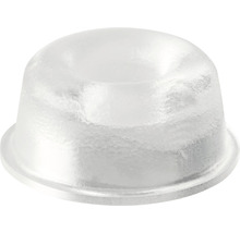 Transparent möbelknopp av plast